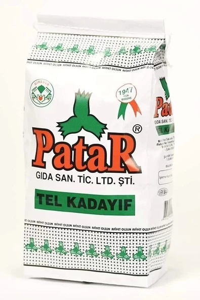 Patar Tel Kadayıf 900 Gr x 2 Paket