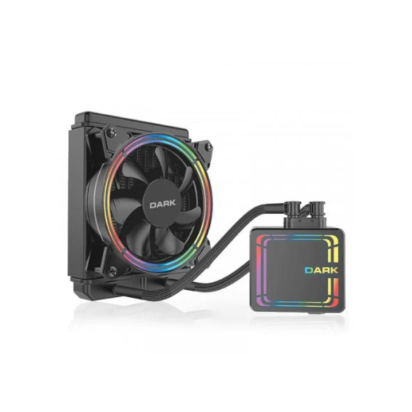 Dark 120Mm Auqaforce W126 Dkccw126 Rgb Sıvı Soğutuculu İşlemci Fanı 1X Fanlı