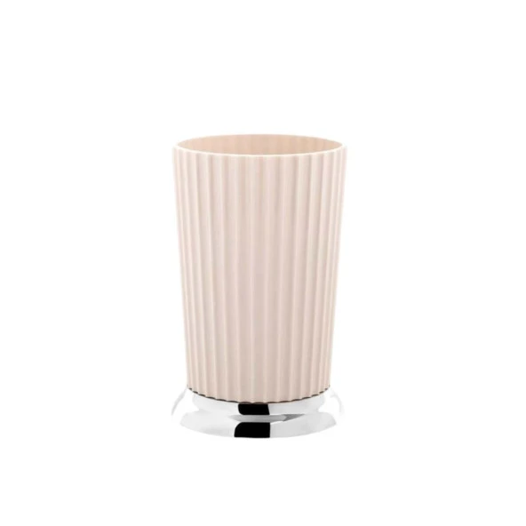 Primanova Bej Nely Diş Fırçalık Krom Kaplama