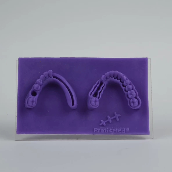 Diş Hekimliği Dikiş, Flep Kapama Eğitim Pedi - PraticMed - 4