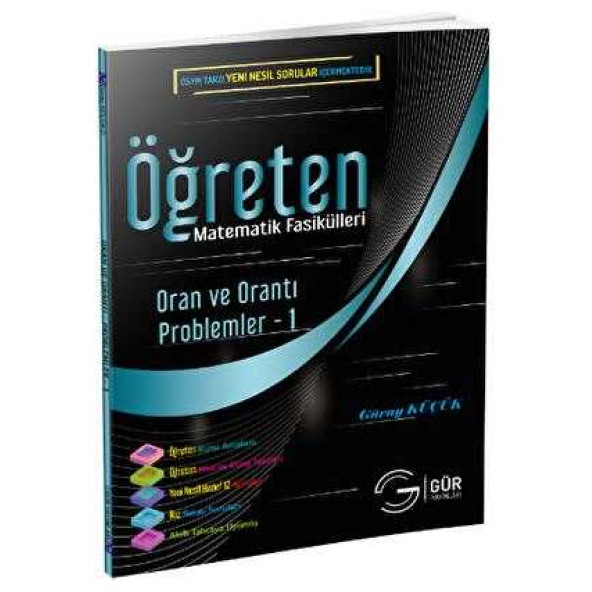 Gür Yayınları Öğreten Matematik Fasikülleri - Oran ve Orantı Problemleri 1 Konu Anlatımlı