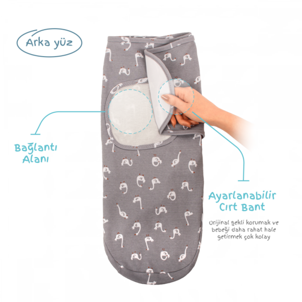Sevi Bebe İnterlok Bebe Kundak Kuğu - 2