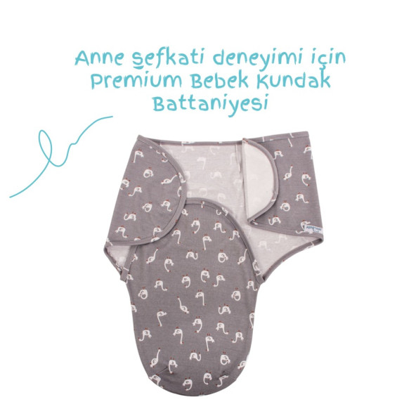 Sevi Bebe İnterlok Bebe Kundak Kuğu - 8