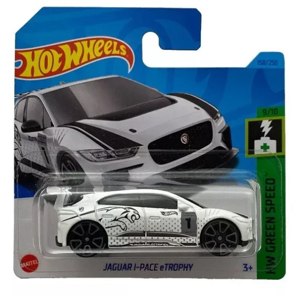 Tekli Arabalar HW GREEN SPEED 9/10 JAGUAR I-PACE eTROPHY 158/250