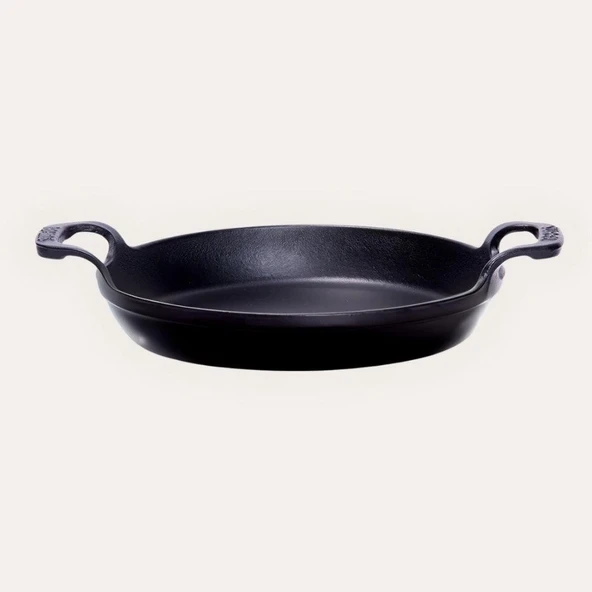 Sürel Döküm Sahan Siyah 22 cm