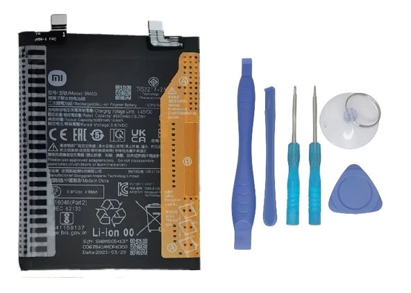 Xiaomi POCO X4 GT -BM 5G - Batarya Pil Sıfır Orijinal + TAMİR SETİ