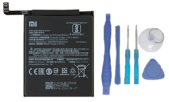 Xiaomi Redmi 6  - BN 37 - Batarya Pil Sıfır Orijinal + TAMİR SETİ