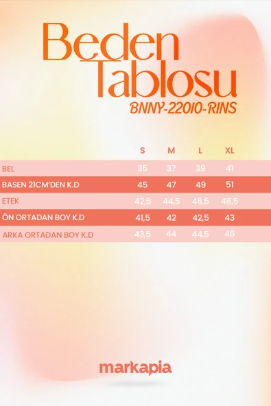 Kadın Rins Mini Jean Etek - 8