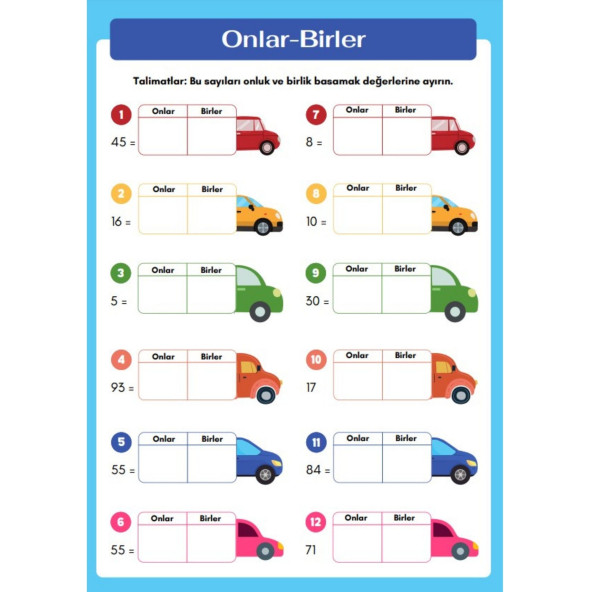 İşlemlerle Matematik YAZ-SİL Kitabı (Okul Öncesi ve 1-2-3. Sınıflar) - 7