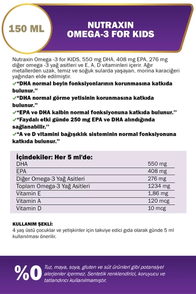 NUTRAXIN OMEGA 3 SURUP 150ML - 2