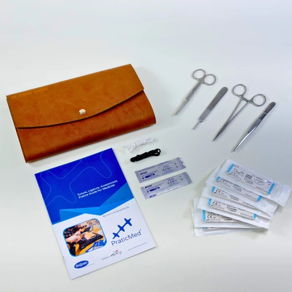 Diş Hekimliği Çanta Tipi Dikiş, Flep Kapama Eğitim Seti - Kişiye Özel - PraticMed - 9