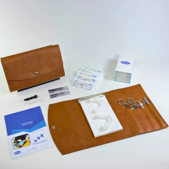 Diş Hekimliği Çanta Tipi Dikiş, Flep Kapama Eğitim Seti - Kişiye Özel - PraticMed - 3