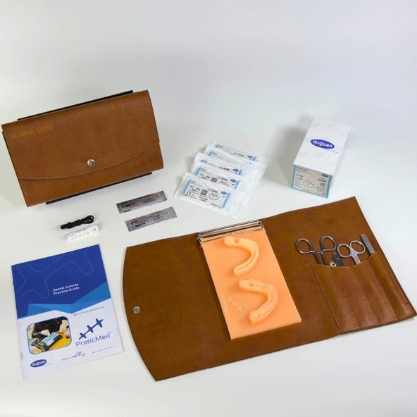 Diş Hekimliği Çanta Tipi Dikiş, Flep Kapama Eğitim Seti - Kişiye Özel - PraticMed - 6