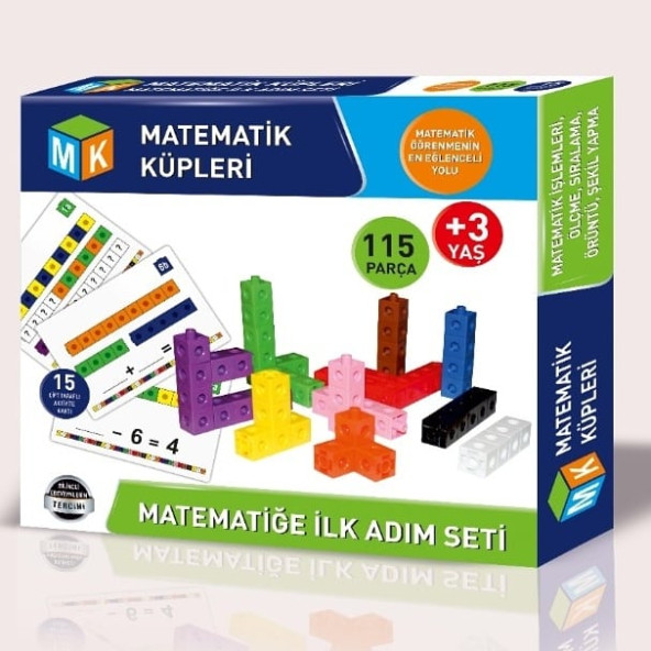 Matematiğe İlk Adım Seti Geçmeli Birim Küpler 3+