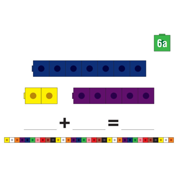 Matematiğe İlk Adım Seti Geçmeli Birim Küpler 3+ - 4