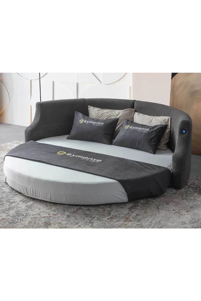 Eymense Letto Vip Akıllı Yuvarlak Yataklı Karyola Kanepe - 2