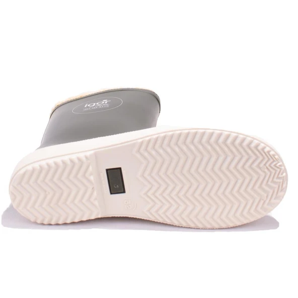 İgor W10207CN Splash Nautico Borreguito Haki Ortopedik Kürklü Erkek Çocuk Yağmur Çizme - Resim 4