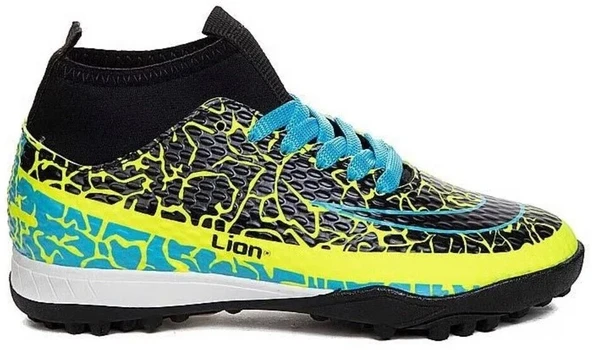 Lion 1071 profesyonel Çocuk Çoraplı Halısaha Ayakkabısı - Resim 2