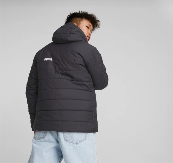 Puma Ess Hooded Padded Jacket 848938-01 Şişme Erkek Mont - 6