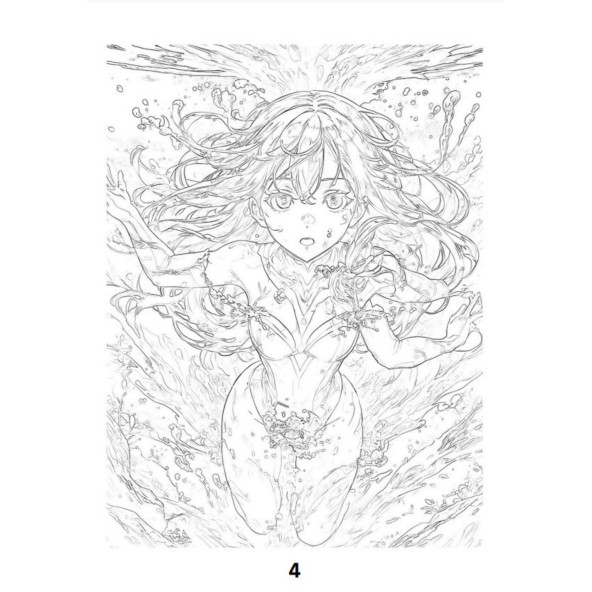 Anime Boyama Poster Seti (Silindir Kutu ve Afiş Hediyeli) - 4