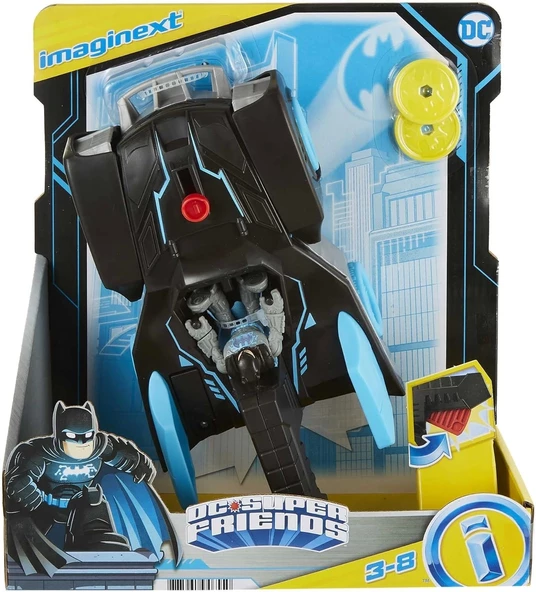 Imaginext DC Super Friends Bat-Tech Batmobil, 3-8Y, GWT24 - 6