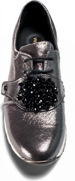 Venüs 27907Y Kadın Platin Taş İşlemeli Ayakkabı - 4