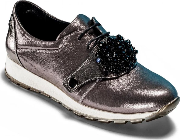 Venüs 27907Y Kadın Platin Taş İşlemeli Ayakkabı