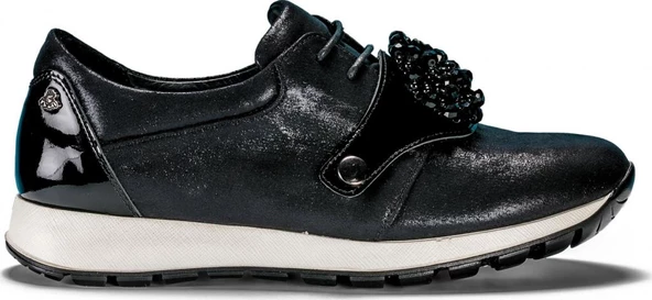 Venüs 27907Y Siyah Taşlı Kadın Ayakkabı - 2