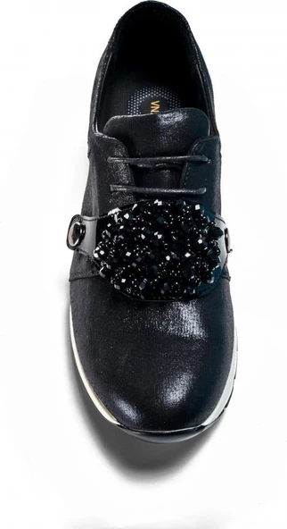 Venüs 27907Y Siyah Taşlı Kadın Ayakkabı - 4