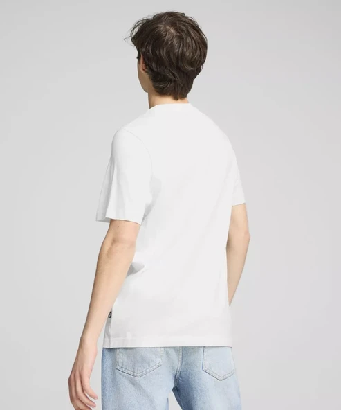 Puma 683207-02 Graphics Sports Tee Tişort Erkek T-Shirt - Resim 4