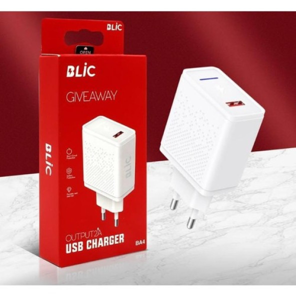 Blic 2A, LED Işıklı Şarj Başlık - 2