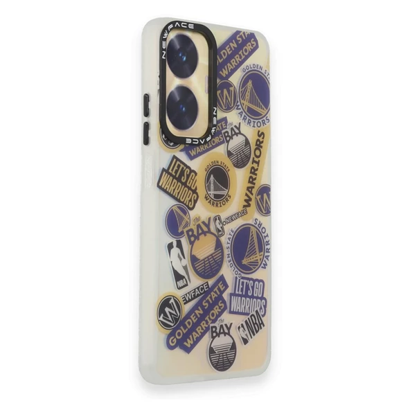 Realme C55 Kılıf Estoril Desenli Seri Silikon Kapak - 6