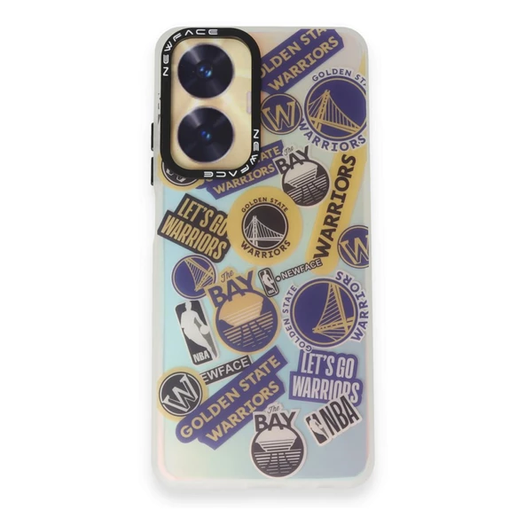 Realme C55 Kılıf Estoril Desenli Seri Silikon Kapak - 5