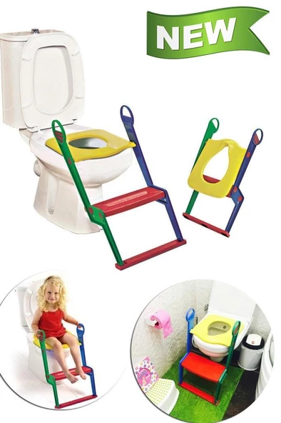 Moonstar Tuvalet Alıştırıcı Yükseltici Basamak Çocuk Tuvalet Eğitimi - 2