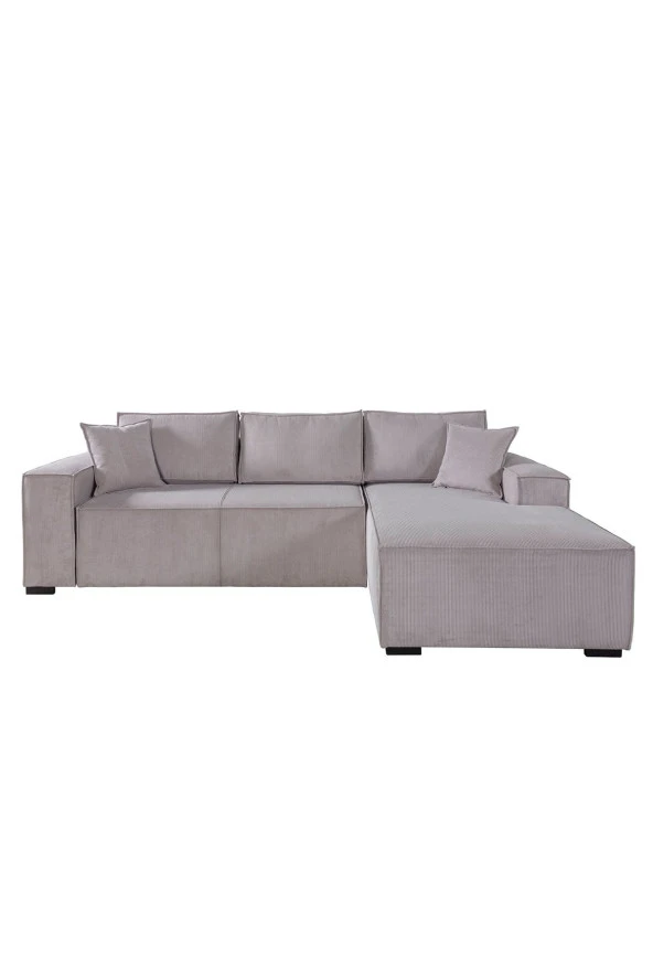 Eymense Nehir Yataklı Çekyatlı Sandıklı Sırt Minderli Soft Köşe Koltuk Takımı - 10