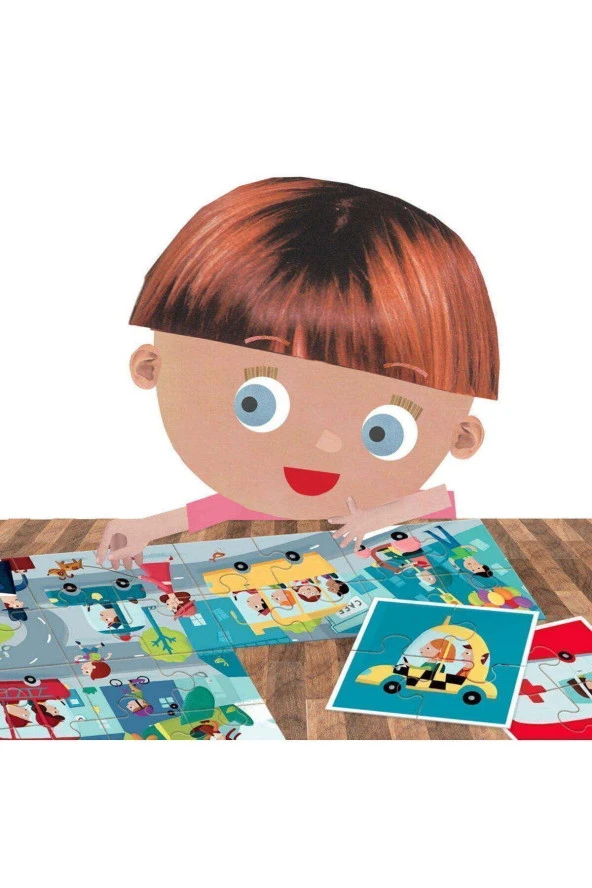 Headu Puzzle 8+1 Cıty (2-5 Yaş) - 3