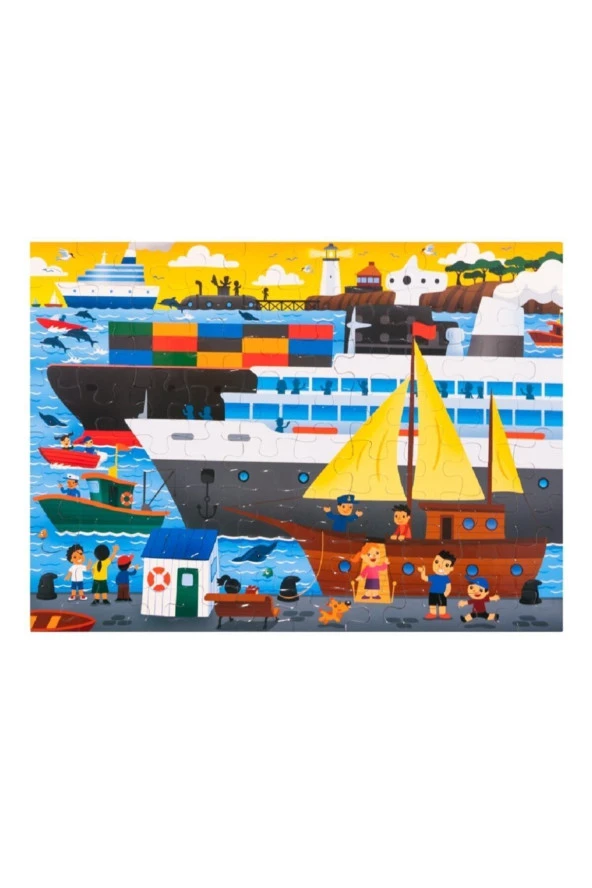 80 Parça Yer Puzzle – Liman - - Kolektif Kitabı - 2