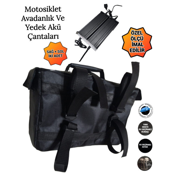 Motosiklet Yedek Akü Ve Avadanlık Çantaları - 2