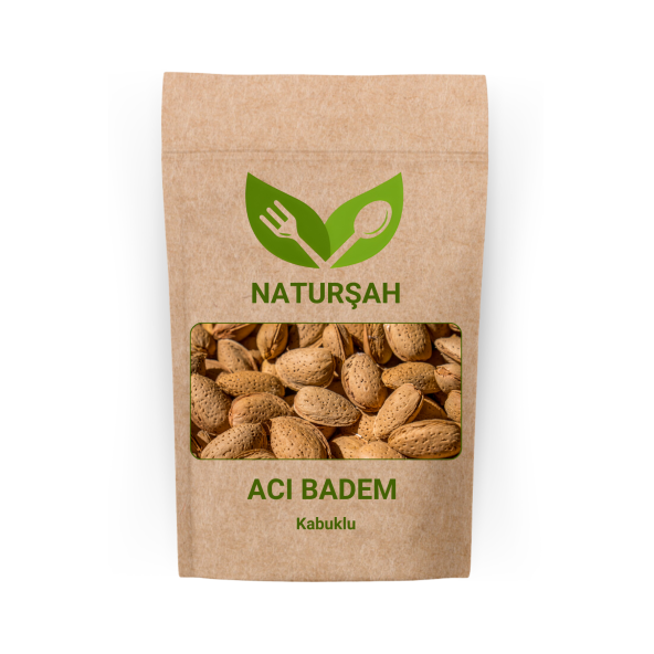 Naturşah Kabuklu Acı Badem (Bitter Almond) 1 Kg