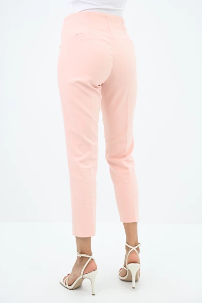 Kadın Yüksek Bel Flatolu Pantolon 6229-24 - 5