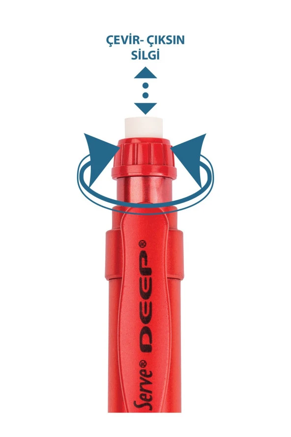 Serve Deep Versatil Uçlu Kalem 0.7mm - Metalik Renkler