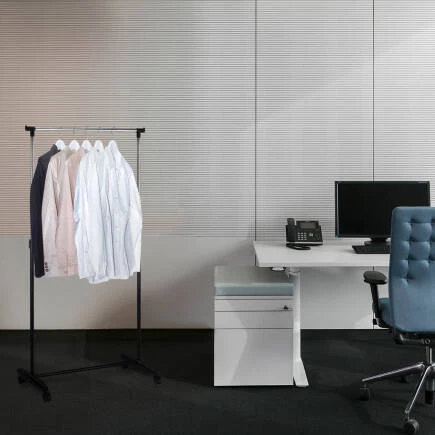 Handy Mate Nario Yükseklik Ayarlı ElbiseAskısı-Siyah/Krom 85x95-160x43 cm - 3