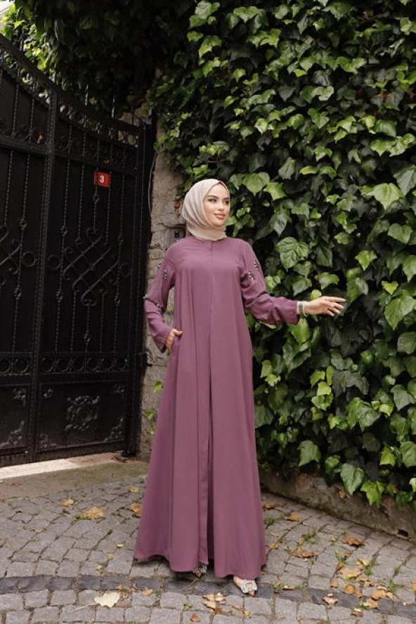 KOLLARI BEYOĞLU TAŞLI FERACE GÜL KURUSU - 2
