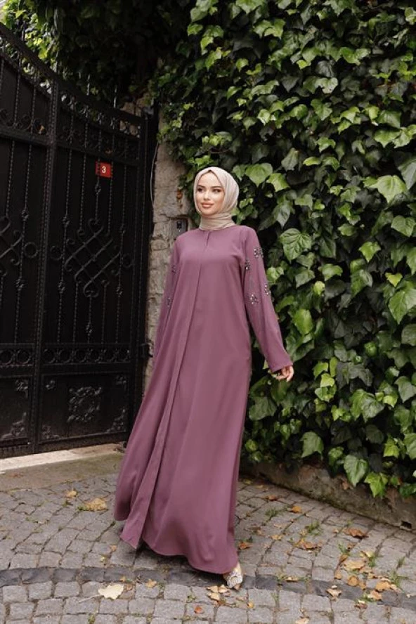 KOLLARI BEYOĞLU TAŞLI FERACE GÜL KURUSU - 4