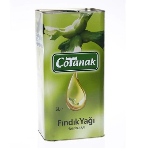 Cotanak Fındık Yağı Teneke 5 LT (4'lü)