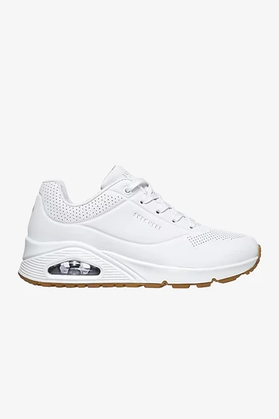 Skechers Uno  - Stand On Air Kadın Beyaz Sneaker 73690 WHT