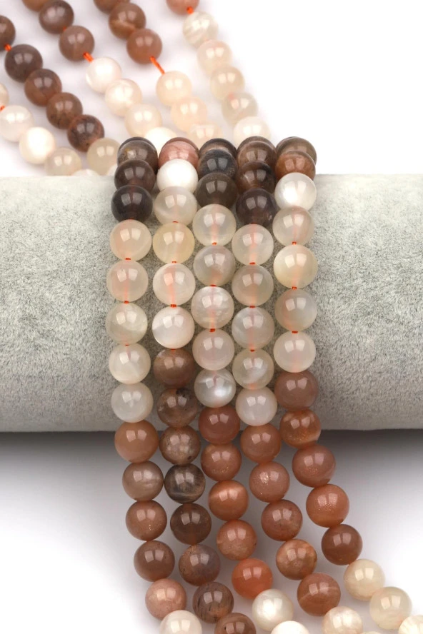 Ay Taşı (AB Kalite) Doğal Taş Dizi 8 mm Küre Kesim ürün görseli