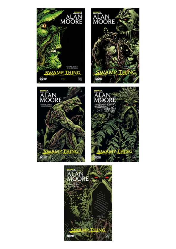 Swamp Thing Efsanesi 5 Kitap Takım
