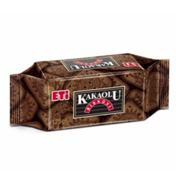 Eti Kakaolu Bisküvi 125 Gr. (12'li)