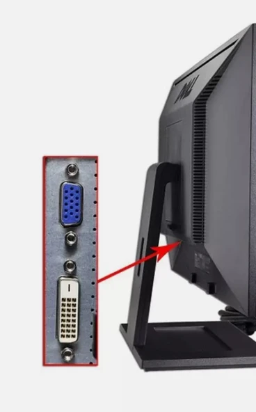 Monitör 21.5" Dell E2211Hb 5Ms 60Hz Vga Dvı 1920X1080 Sıyah (C Kalite) 2.El 3Ay Garanti - 3